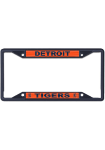 Detroit Tigers Color Metal License Plate Frame - Navy Blue