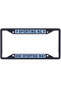 Sporting Kansas City Color Metal License Plate Frame - Navy Blue