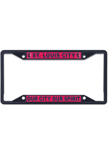 St Louis City SC Color Metal License Plate Frame - Navy Blue