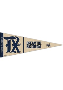Texas Rangers City Connect 12x30 Pennant - Tan