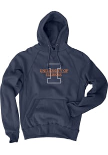 Blue 84 Illinois Fighting Illini Mens Navy Blue Handpicked Fashion Hood