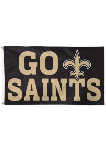 New Orleans Saints Slogan Applique Flag