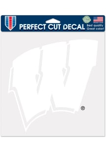 Wisconsin Badgers Perfect Cut Auto Decal - Red