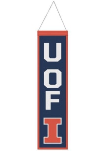 Illinois Fighting Illini 8x32 Slogan Banner