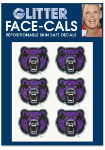 Central Arkansas Bears 6pk Glitter Tattoo