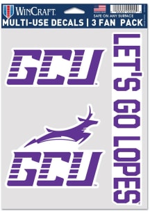 Grand Canyon Antelopes 3pk Fan Auto Decal - Purple