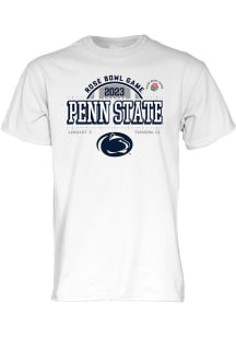 Blue 84 Penn State Nittany Lions White 2022 Football Rose Bowl Bound Short Sleeve T Shirt
