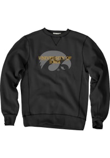 Blue 84 Iowa Hawkeyes Mens Black Handpicked Long Sleeve Fashion Sweatshirt