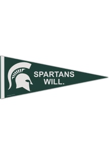 Michigan State Spartans 12x30 Pennant - Green