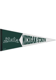 Michigan State Spartans 12x30 Vault Pennant - Green
