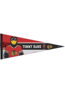 Chicago Blackhawks 12x30 Mascot Pennant - Red