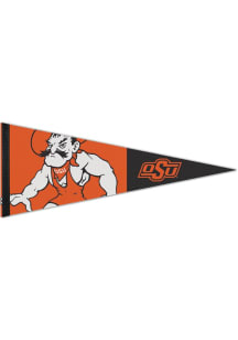 Oklahoma State Cowboys 12x30 Mascot Design Pennant - Orange