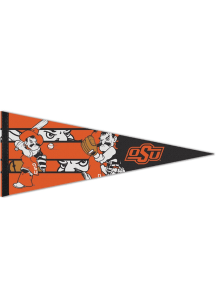 Oklahoma State Cowboys 12x30 Mascot Pennant - Orange