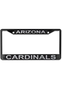 Arizona Cardinals Black License Plate Frame - Red