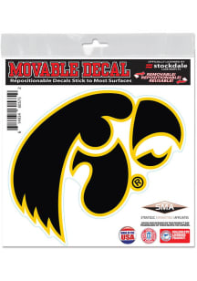 Iowa Hawkeyes 6x6 Auto Decal - Black