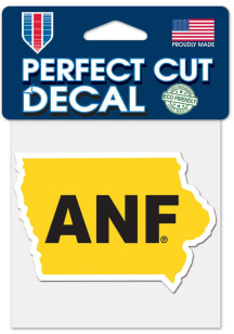 Iowa Hawkeyes 4x4 ANF Auto Decal - Black