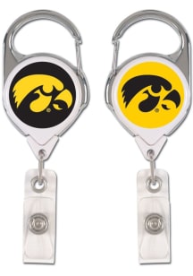 Iowa Hawkeyes 2 Sided Badge Holder