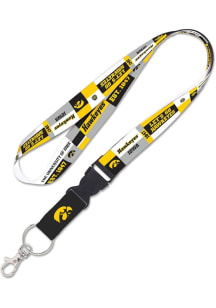 Iowa Hawkeyes Colorblock Lanyard - Black