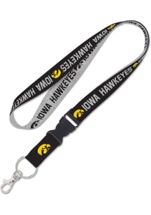 Iowa Hawkeyes Heathered Lanyard - Black