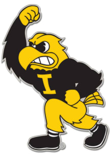 Iowa Hawkeyes Souvenir Mascot Pin - Black