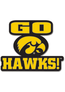 Iowa Hawkeyes Souvenir Slogan Pin - Black