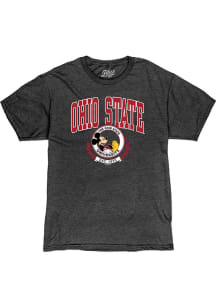 Blue 84 Ohio State Buckeyes Black DIS Impact Zone Mickey Short Sleeve Fashion T Shirt