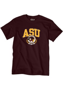 Blue 84 Arizona State Sun Devils Maroon DIS Impact Zone Mickey Short Sleeve Fashion T Shirt