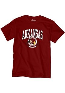 Blue 84 Arkansas Razorbacks Cardinal DIS Impact Zone Mickey Short Sleeve Fashion T Shirt