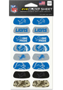 Detroit Lions 8pk Eye Black Tattoo