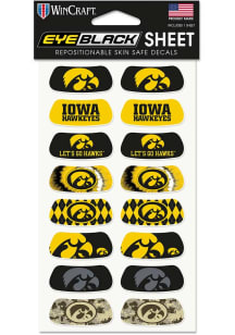 Iowa Hawkeyes 8pk Eye Black Tattoo