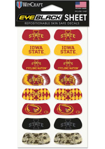 Iowa State Cyclones 8pk Eye Black Tattoo