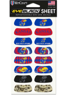 Kansas Jayhawks 8pk Eye Black Tattoo