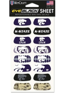 K-State Wildcats 8pk Eye Black Tattoo