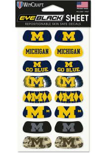 Michigan Wolverines 8pk Eye Black Tattoo