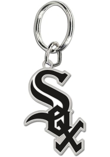 Chicago White Sox Logo Keychain - Black