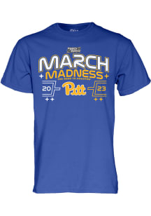 Blue 84 Pitt Panthers Blue 2023 March Madness Short Sleeve T Shirt