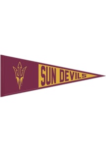 Arizona State Sun Devils 13x32 Primary Logo Pennant - Maroon