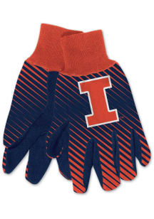 Illinois Fighting Illini Two Tone Mens Gloves