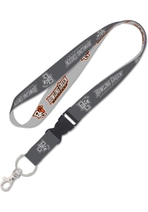Bowling Green Falcons Charcoal Lanyard - Grey