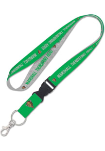 Marshall Thundering Herd 1in Detachable Lanyard - Green