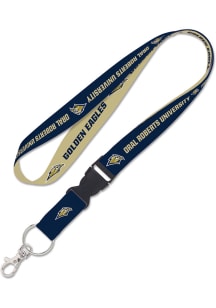 Oral Roberts Golden Eagles 1in Detachable Lanyard - Navy Blue