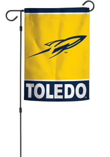 Toledo Rockets 12x18 2-Sided Garden Flag - Yellow