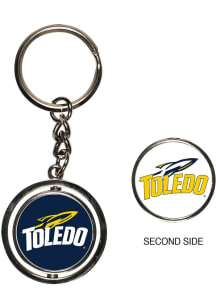 Toledo Rockets Spinner Keychain - Yellow