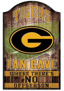 Grambling State Tigers Fan Cave 11x17 Sign - Black