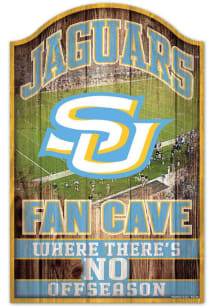 Southern University Jaguars Fan Cave 11x17 Sign - Blue