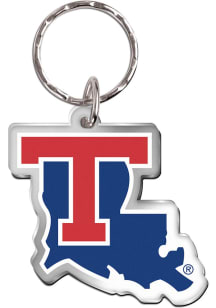 Louisiana Tech Bulldogs Freeform Keychain - Blue