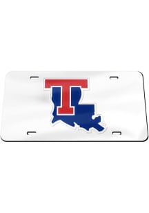 Louisiana Tech Bulldogs Blue Acrylic Car Accessory License Plate