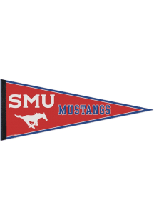 SMU Mustangs 12x30 Classic Pennant - Red