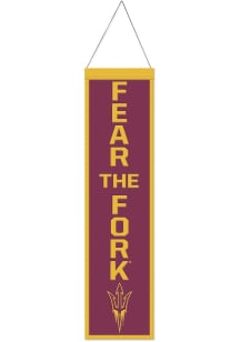 Arizona State Sun Devils 8x32 Slogan Banner - Red