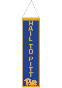 Pitt Panthers 8x32 Slogan Banner - Blue
